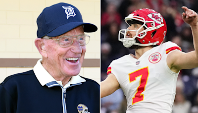 Harrison Butker's commencement speech 'showed courage and commitment,' Lou Holtz says