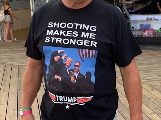 ‘Shooting makes me stronger’ T-shirts on sale after Trump assassination attempt