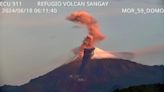 En Milagro y Naranjito cae ceniza del volcán Sangay
