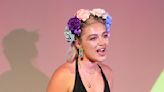 Florence Pugh stuns in a racy sheer dress at Glastonbury Festival