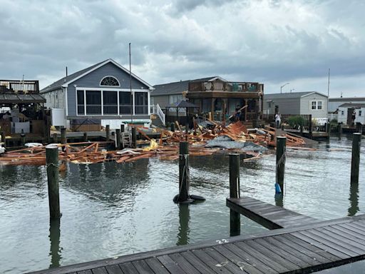 Severe storms cause damage to Ocean City buildings ahead of holiday weekend