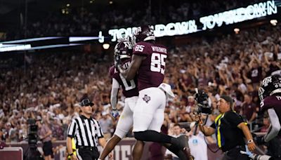 Texas A&M WR Ainias Smith is a Swiss Army knife, bringing his dynamic offensive skill set to the Eagles