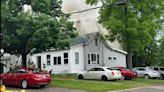 Ferris State University fraternity house heavily damaged in fire