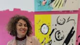 Elena Rato, artista, que presenta hoy una exposición en La Factoría: «Esta colección es una bofetada de color, un montaje muy punk»