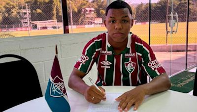 Atacante da base assina primeiro contrato profissional com o Fluminense | Fluminense | O Dia