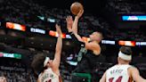 Celtics' Porzingis leaves playoff game in Miami with right calf tightness