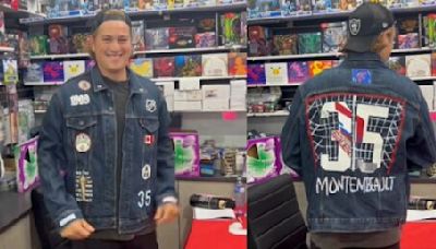 Canadiens superfan gifts Montembeault custom jacket | Offside
