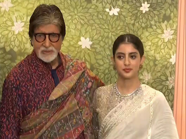 Amitabh Bachchan, Navya Naveli Nanda grace Anant Ambani-Radhika Merchant's 'Shubh Aashirwad' ceremony