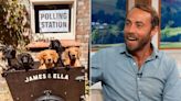 James Middleton can't resist jumping on the dogs at polling stations trend