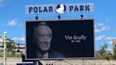 Tribute to a legend: Late Dodgers broadcaster Vin Scully made impact on many WooSox personalities