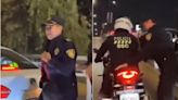 VIDEO: Vocalista de Los Temerarios se disfraza de policía para evadir tráfico y llegar a show en Arena CDMX