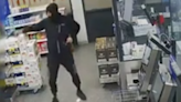 Video shows terrifying moment gunman holds up Tesco during spate of armed robberies in north London