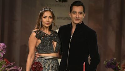 India Couture Week 2024: Malaika Arora and Rahul Khanna turn showstoppers for designer Siddartha Tytler