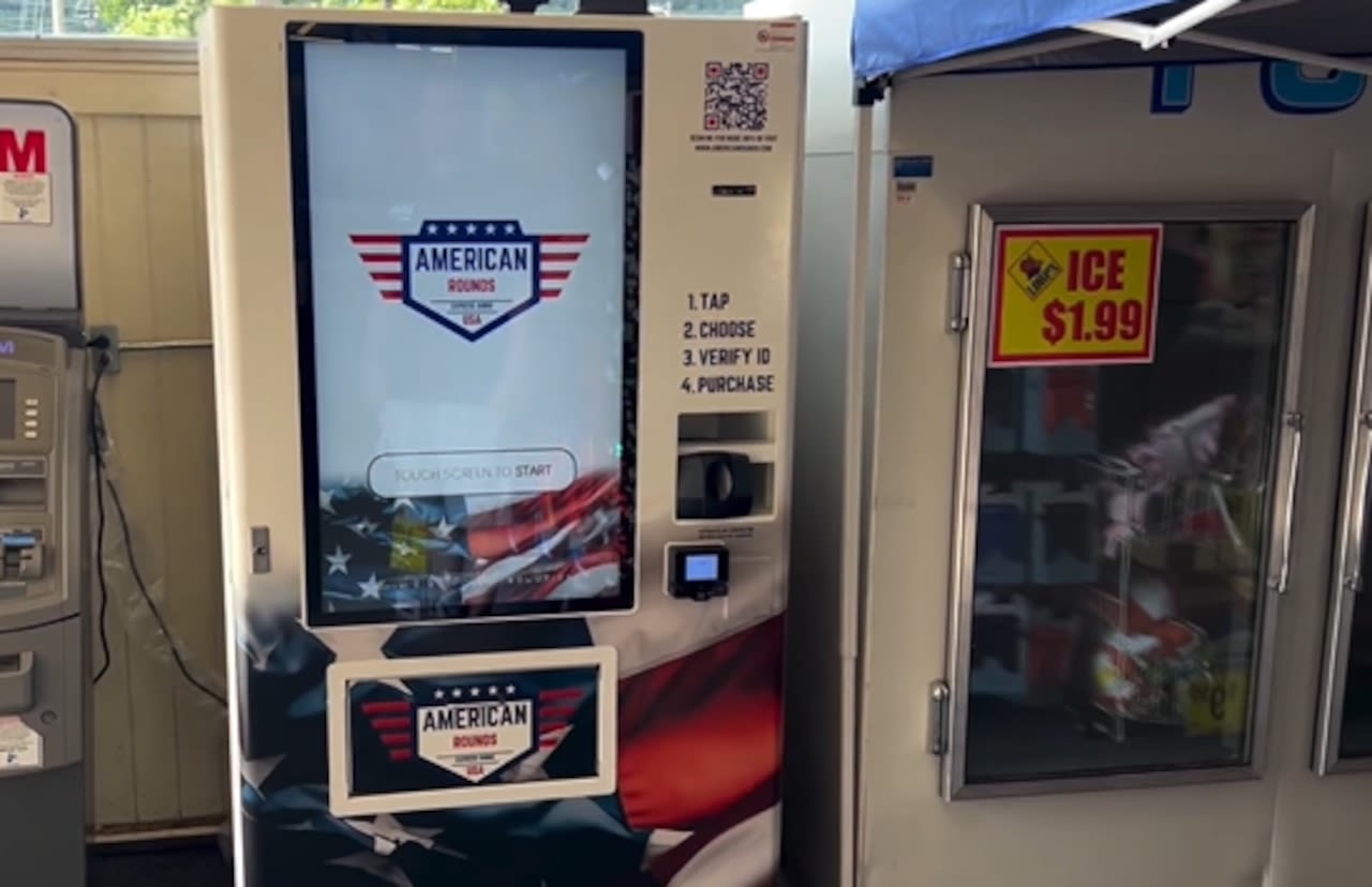 Vending machines dispense ammunition at two Alabama grocery stores: How they work