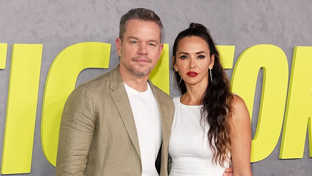 Matt Damon Discusses Working With Wife Luciana on 'The Instigators'