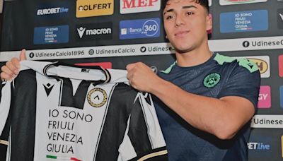 Con recado para Alexis Sánchez: Damián Pizarro fue presentado en el Udinese de Italia