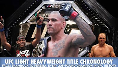 UFC light heavyweight title history: Alex Pereira, Jon Jones, Daniel Cormier, and lots of vacancies