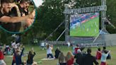 Technical issues hamper big public screen during tense England game | ITV News