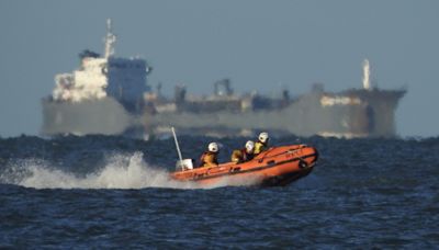 Fleeing oil tanker reportedly found after collision and fire near Singapore