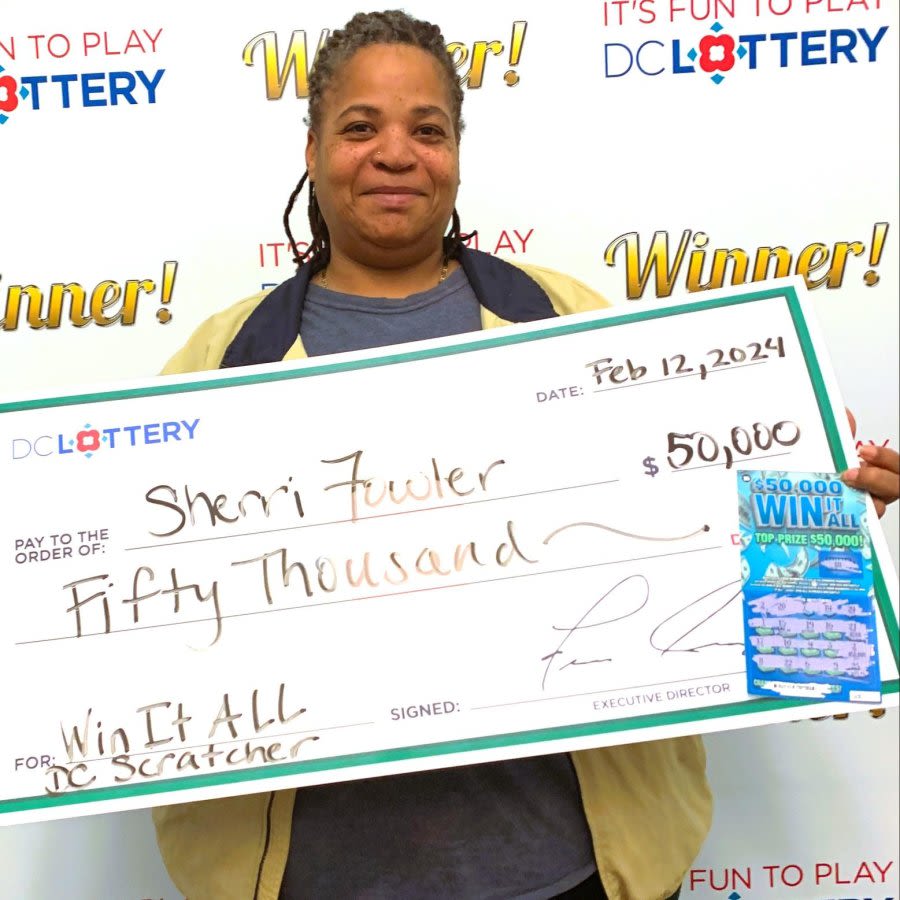 D.C. woman wins two big lottery prizes four months apart