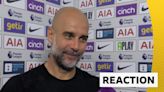 Spurs 0-2 Manchester City: Pep Guardiola looks ahead to a 'difficult' final day