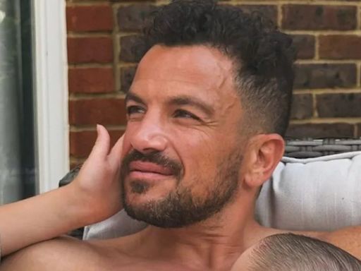 Peter Andre shares unintentionally hilarious snap with baby daughter as fans predict her 'lookalike'