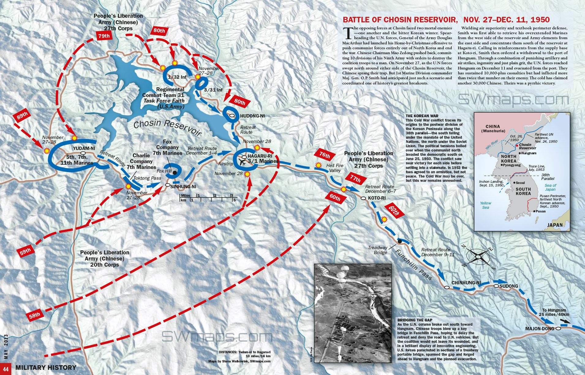 Battle of Chosin Reservoir November 27 to December 11 1950