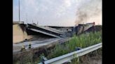 ‘Nightmare’ as huge fire collapses I-95 overpass in Philadelphia. See the destruction