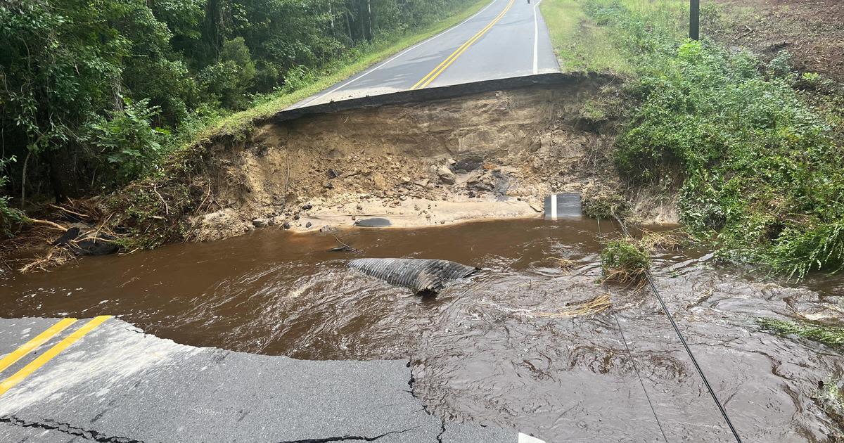 North Carolina town hit with record rainfall: "Once every 1,000 years"