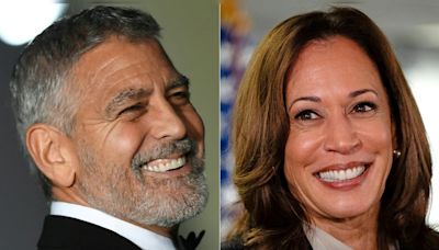 George Clooney Backs Kamala Harris, Praises Biden For "Saving Democracy"