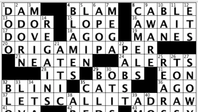 Off the Grid: Sally breaks down USA TODAY's daily crossword puzzle, Back End