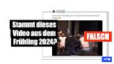 Dieses Video von einer Schlägerei in Stuttgart stammt aus 2021