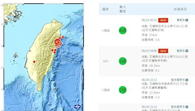 夏至報到！花蓮清晨搖2次 全台10縣市高溫拉警報