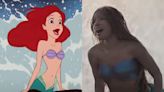 Side-by-side photos show how 6 key moments in 'The Little Mermaid' remake compare to the original movie