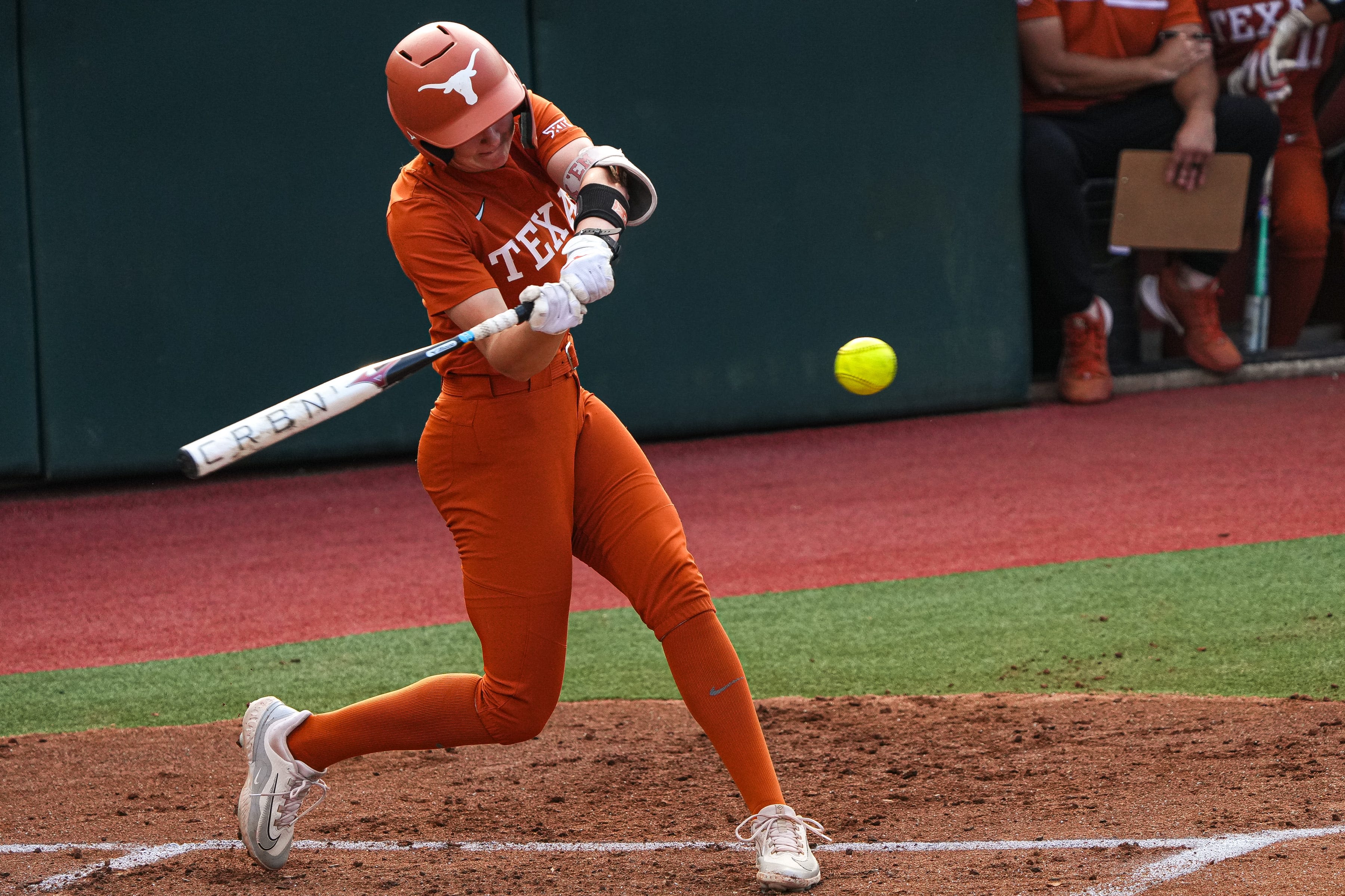 Reese Atwood sets a new school record as Texas softball completes sweep of Iowa State