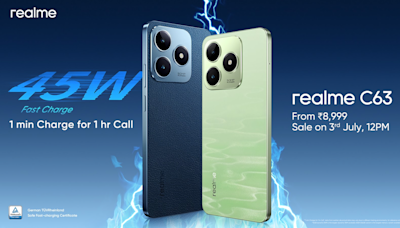 Realme launches entry segment phone Realme C63 with air gesture