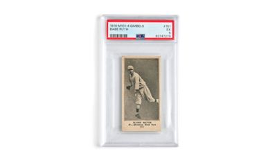 This 1916 Babe Ruth Rookie Card Was a Store Giveaway. Now It Could Fetch $500,000 at Auction.