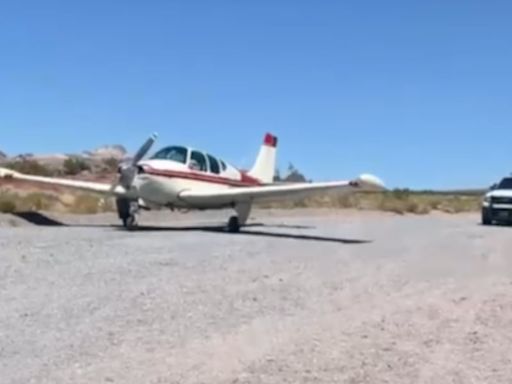 Private plane makes emergency landing in Death Valley