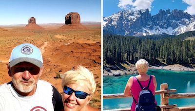 Grandparents quit their jobs and sell their home to backpack round the world