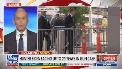 Fox host suggests Hunter Biden wouldn't be facing gun charges if he weren't a Biden