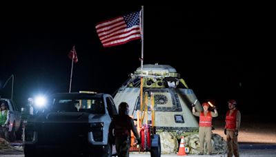 Boeing Starliner returns to earth... without its astronauts