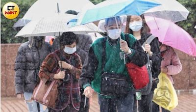 中部以北明防大雨！下波鋒面週二報到「這2天雨最大」 1圖看懂降雨熱區