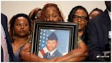 Attorneys, family of slain airman demand transparency from police officers