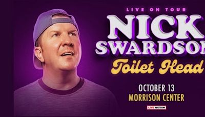 Nick Swardson is Coming to the Morrison Center Next Month