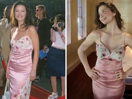 La hija de Catherine Zeta-Jones llevó el vestido con el que su madre triunfó 25 años después