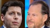 Salesforce CEO Marc Benioff says he's neighbors with OpenAI CEO Sam Altman and the pair chatted about AI over dinner together