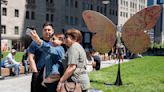 Butterfly sculptures inspire selfies, promote wildlife conservation on the Magnificent Mile