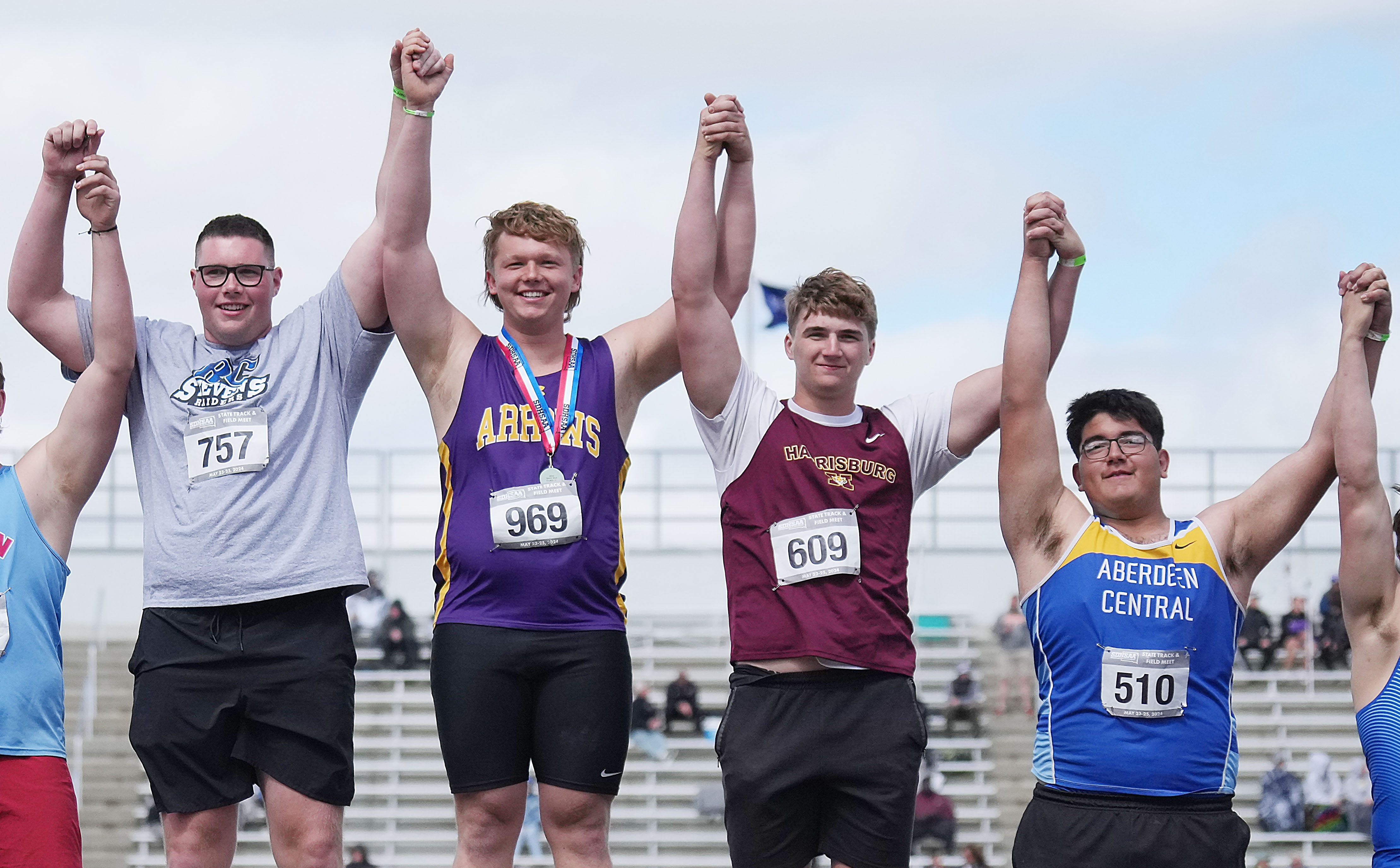 Boaz Raderschadt of Watertown among area athletes who got to stand on top of the podium