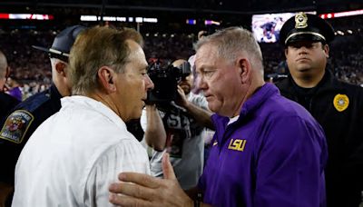 What Brian Kelly thinks of Nick Saban retirement and how it affects LSU football | Exclusive