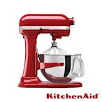 【KitchenAid】5QT 升降式桌上型攪拌機(KSM500PSER/3KSM5CBTER) 時尚白/經典紅